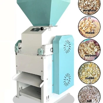 Високоефективна машина за изстискайте зърна в гореща продажба на машина за изстискайте боб талаш Машина за плоски търкаляне на пшеница и царевица