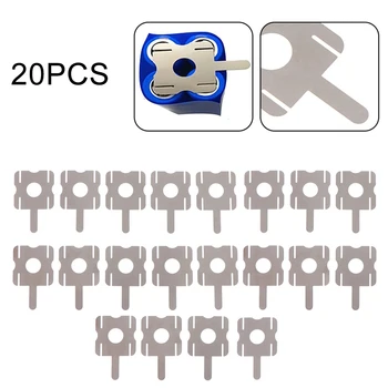20pcs U-Образна Никелови Листа Заваръчни Инструменти 4S Литиева Батерия Заместват Точка Заваряване Никелевого Лист За Свързване на Захранващ блок на Батерии