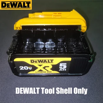 Оригинален Инструмент корпус DEWALT DCB205 20V5.0Ah Литиева Батерия Оригиналния Жълт цвят С Компактен Корпус