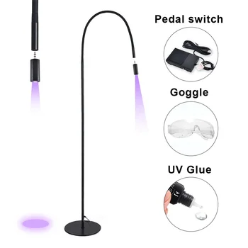 обичай гел-лак за удължаване на миглите частна търговска марка с регулируема педала на UV лепило за мигли led лампа