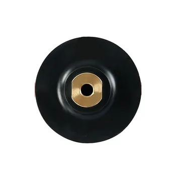 4-инчов 115-мм, подложка за шлайфане на диска резба M10 M14, стопорная гайка, диск от полимер влакна, гумена подложка за ъглошлайф