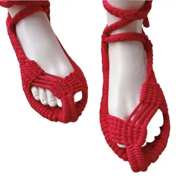 Crochet Ръчно изработени Сандали, Обувки От Прежди 
