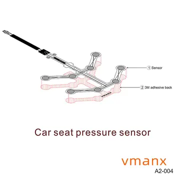 Сензор на седалката Мембрана датчик за налягане Датчик за автомобилни предпазни колани