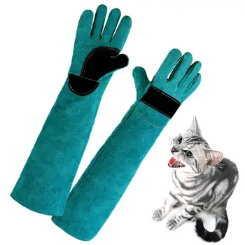 Защитни ръкавици от ухапване, устойчиви на укусам и надраскване, ръкавици за дресура на кучета, богат на функции, защитени от съкращения и шипове.
