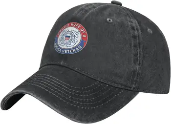 бреговата охрана на САЩ, на гордата съпруга на корейския ветеран-шофьор на камион, шапка-бейзболна шапка от выстиранного памук, папины шапки, военно-морски шапки