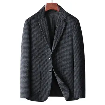 BATMO 2022 НОВА марка Есенни каре вълнени якета за мъже, мъжки ежедневни вълнен блейзър 28799