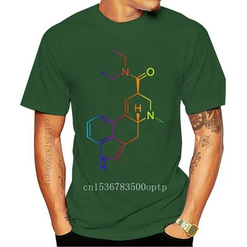 Нова мъжка тениска LSD molecule Женска тениска