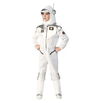 Аниме Униформи астронавти Cosplay костюм Бял скафандър Облекло за изява в детската градина Коледни Подаръци за рожден Ден за деца