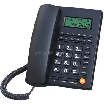 Стационарен телефон, Настолен домашен телефон за стари абонати Вграден телефон за дома