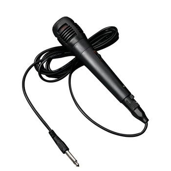 Професионален кабелна динамичен микрофон, вокален микрофон с кабел от XLR до 6,5 мм за запис на караоке