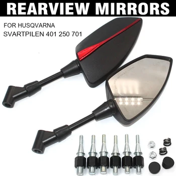 За Husqvarna Svartpilen 401 701 250 Огледала за обратно виждане за мотоциклет Странично огледало
