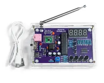 Комплект за сглобяване на FM-радио Nixie Tube Display модул за Обучение обучение за изготвяне на монолитни заваръчни детайли със собствените си ръце