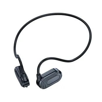 Безжична слушалка Bluetooth 5.3 Костепроводящее аудио оборудване за Спорт на открито Стерео Водоустойчив Микрофон