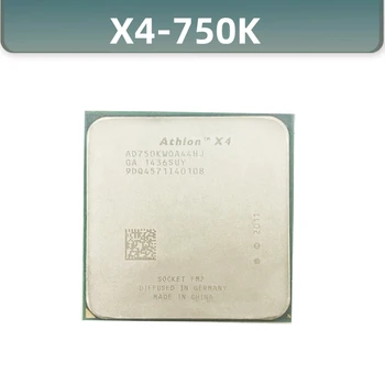 Athlon X4 750K 750 Двуядрен процесор с тактова честота от 3,4 Ghz процесор AD750KWOA44HJ, гнездо FM2 +