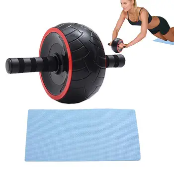 Симулатори за коремните мускули Ab Roller, основно тренировъчно оборудване С наколенником, упражнения за преса За домашен фитнес зала, тренажор за