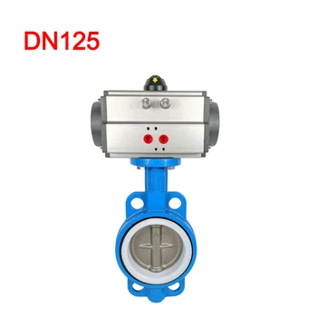 DN125 Пластинчатая автоматична течност / Газ / Вода / масло Газ машинен дроссельный клапан 304 Плоча клапа Устойчивост към киселинна и алкална корозия
