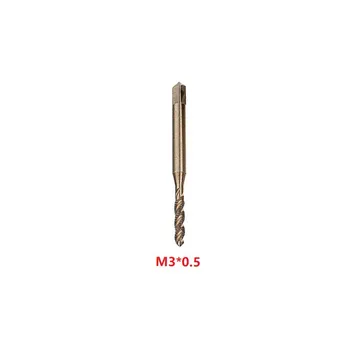 Метчик за кобальтового станка HSS-Co M3-M10 Метричен метчик с дясна резба, мъниче, високо качество, ниско тегло