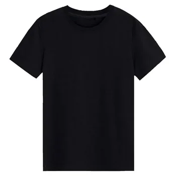 B3208 Мъжки тънка тениска, за мъже однотонная тениска, стандартна празна тениска, черно-бели тениски, топ
