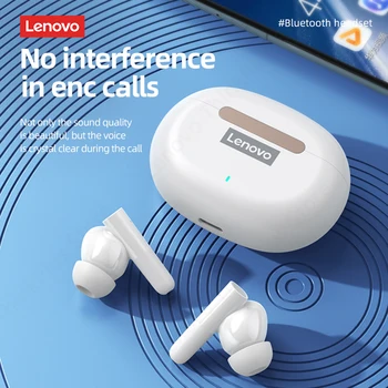 Lenovo LP3 HD Покана с микрофонной Слушалки Стерео Усъвършенствани Безжични Слушалки TWS Bluetooth 5.2 Спортни Слушалки в ушите HIFI