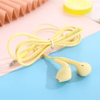 5 бр. Висококачествени преносими малки слушалки в ушите 3,5 мм, модерни цветове с микрофон за телефон Xiaomi MP3 mp4