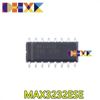 【20-5ШТ】 Нов оригинален кръпка MAX3232ESE + чип RS232 радиоприемник T SOIC-16 IC